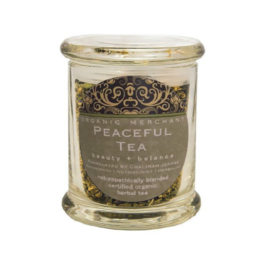 Organic Merchant Certified Organic Peaceful Tea Glass Jar (40 g)