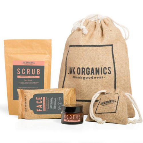 Pack With Natural Face Wipes, Scrub & Soothe Pot