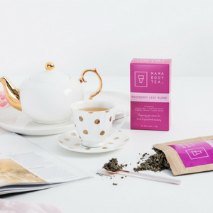 Mama Body Tea Organic & Herbal Loose Raspberry Leaf Blend (Pyramid Bags)
