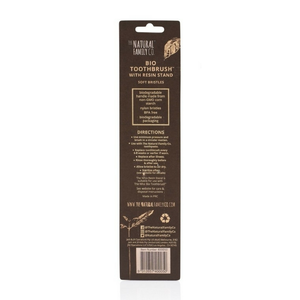 Biodegradable Toothbrush & Stand - Ivory Desert