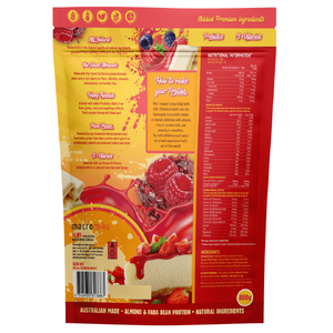Macro Mike Premium Almond Protein Mixed Berry White Choc (800 g)