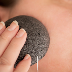Konjac Sponge Black Bamboo