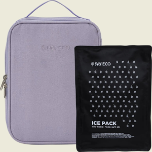 Insulated Lunch Bag with Ice Pack Lilac