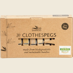 Biodegradable Bamboo Clothing Pegs