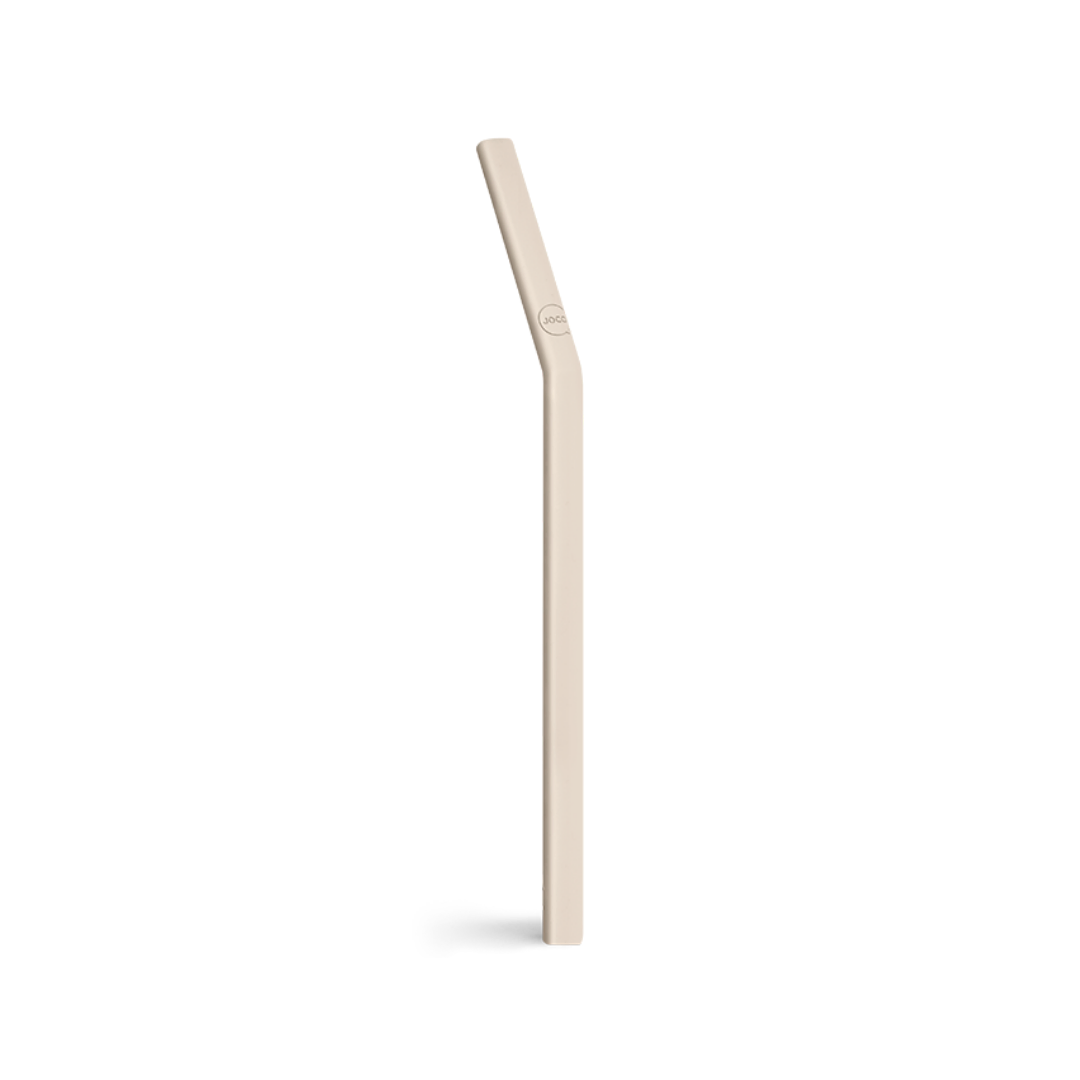 Joco Reusable Silicone Roll Straw With Container Sandstone - Picture 5 of 10