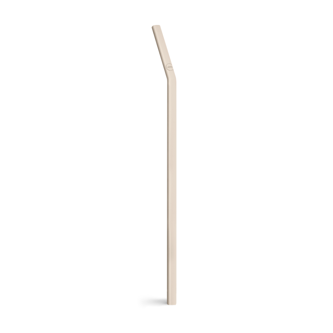 Joco Reusable Silicone Roll Straw With Container Sandstone - Picture 9 of 10