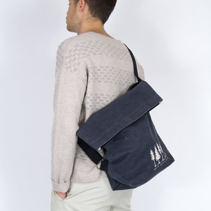 Canvas Sling Tote Navy