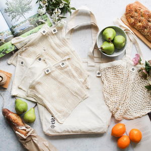 Organic Cotton Zero Waste Shopping Set (8 Pcs)