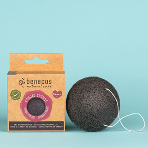 Konjac Sponge Black Bamboo