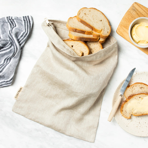 Reusable Linen Bread Bag