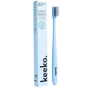 One Good Brush - Biodegradable Toothbrush (Blue)