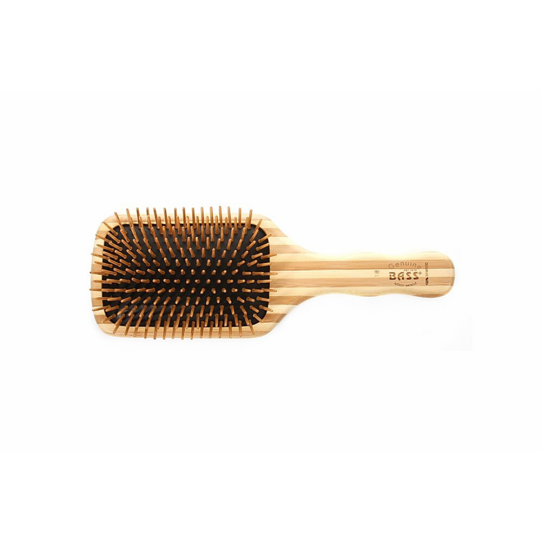 Bass Brushes Semi Oval Wild Boar Hair Brush