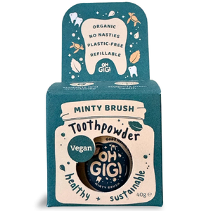 Organic Tooth Powder Minty Brush (40 g)