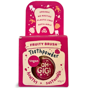 Organic Tooth Powder Fruity Brush (40 g)