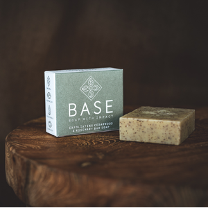 Exfoliating Cedarwood & Rosemary Bar Soap (120 g)