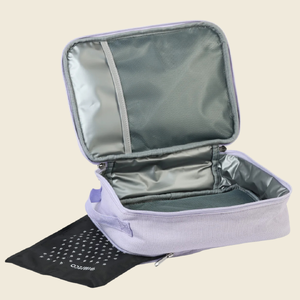 Insulated Lunch Bag with Ice Pack Lilac