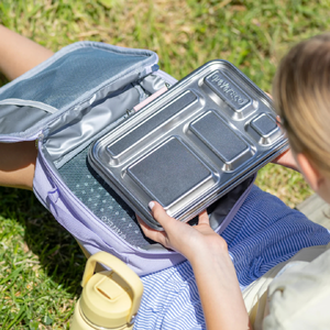 Stainless Steel 5 Compartment Bento Lunch Box Sorbet