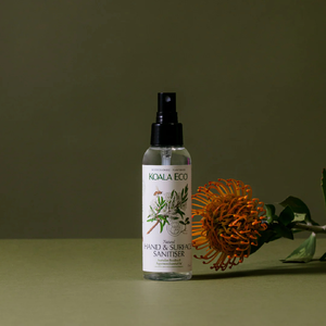 Natural Hand & Surface Sanitiser With Rosalina, Peppermint