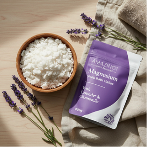 Amazing Oils Sleep Magnesium Bath Flakes (800 g)