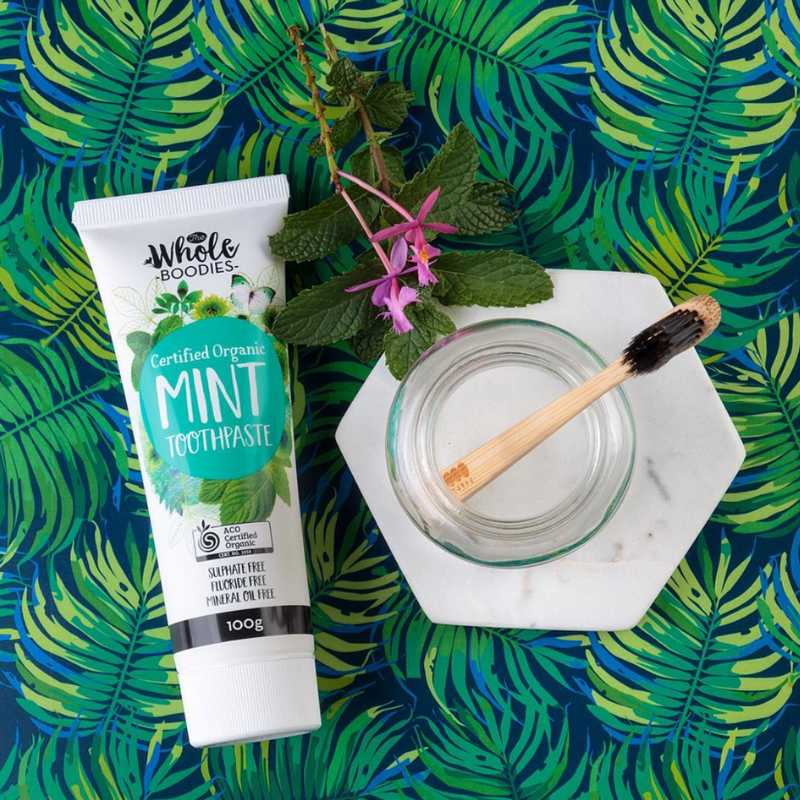 The Whole Boodies Certified Organic Vegan Fluoride Free Toothpaste