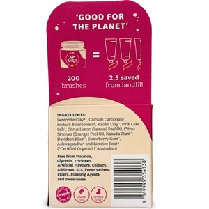 Organic Tooth Powder Fruity Brush (40 g)