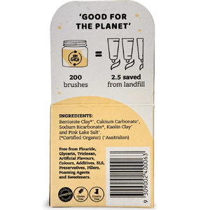 Organic Tooth Powder Flavour-Free Brush (40 g)
