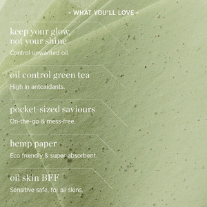 Green Tea Oil Control Paper (50 Sheets)