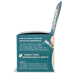 Organic Tooth Powder Minty Brush (40 g)