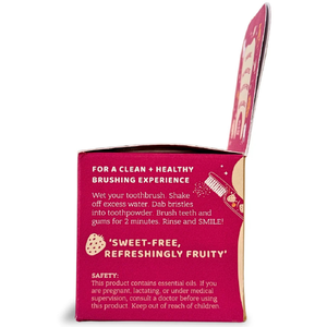 Organic Tooth Powder Fruity Brush (40 g)