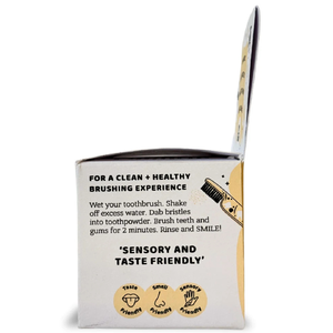 Organic Tooth Powder Flavour-Free Brush (40 g)