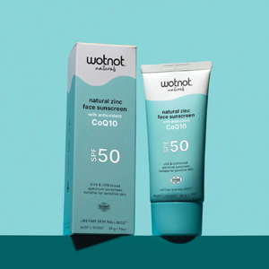 Natural Zinc Face Sunscreen SPF50 with Antioxidant CoQ10 