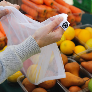 Reusable Produce Bags (8 Bags & Storage Pouch)