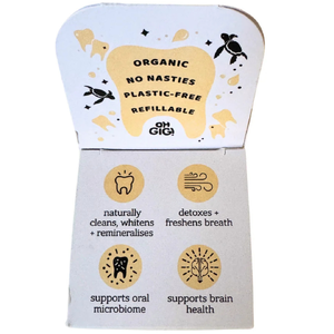 Organic Tooth Powder Flavour-Free Brush (40 g)