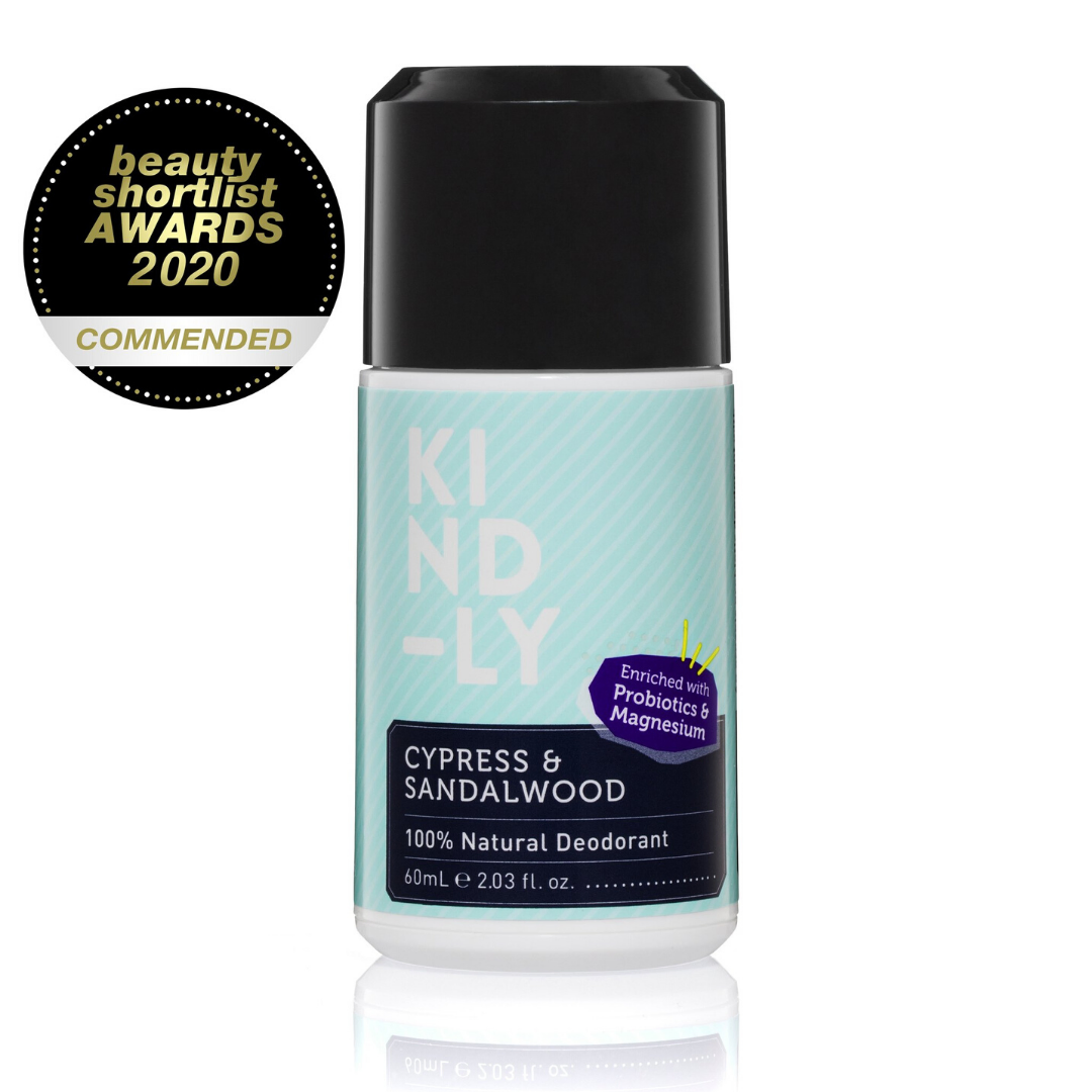Natural Deodorant Roll On Cypress & Sandalwood (60 ml)