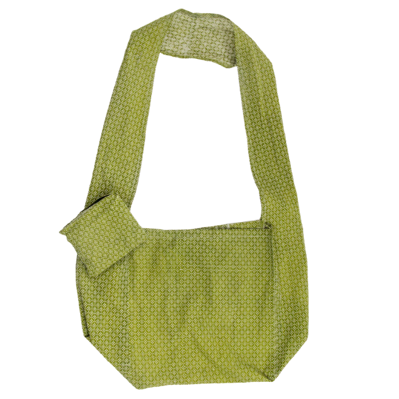 Cotton Reusable Flora Bag Myrtle Olive