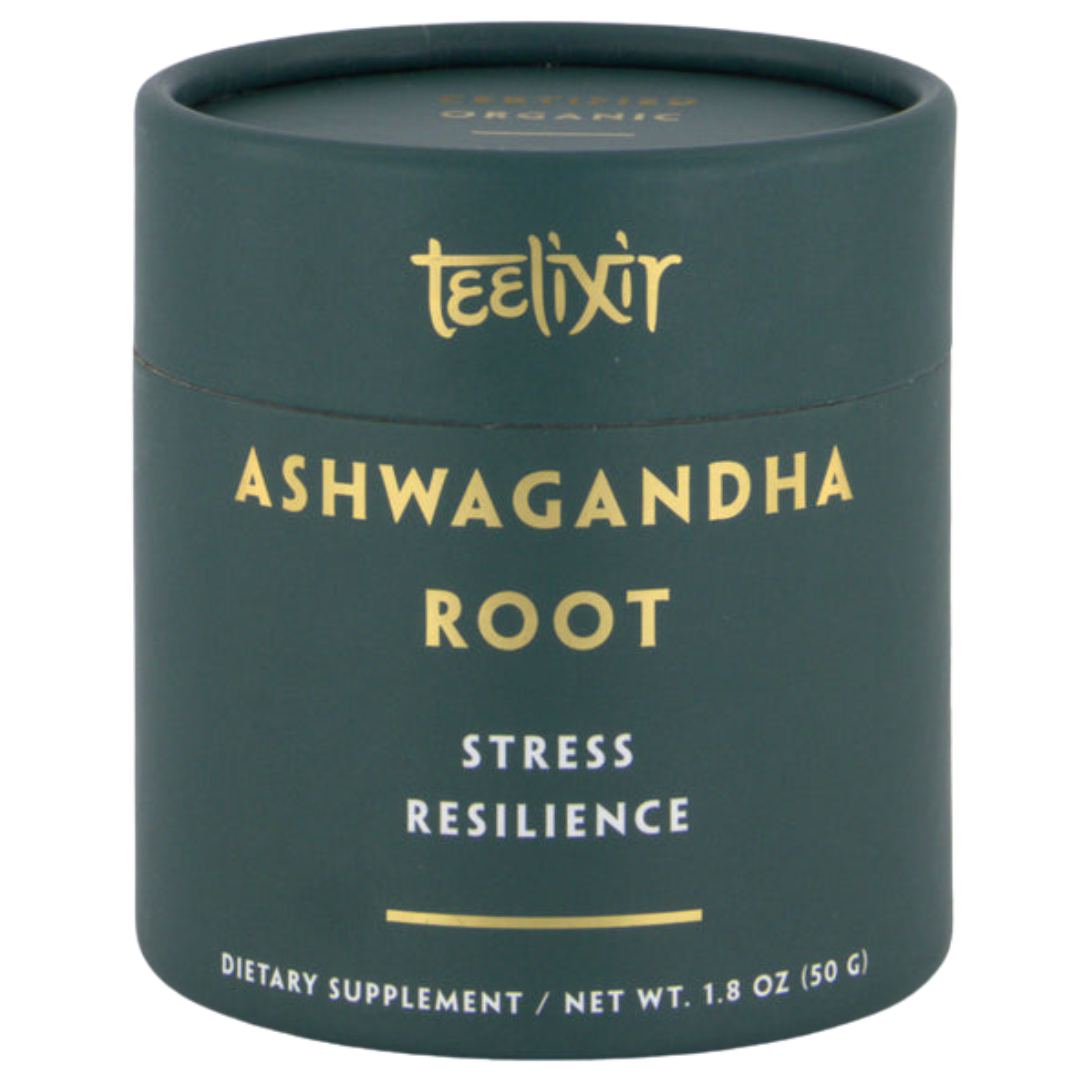 Teelixir Certified Organic Ashwagandha Root For Stress Resilience (50 g)