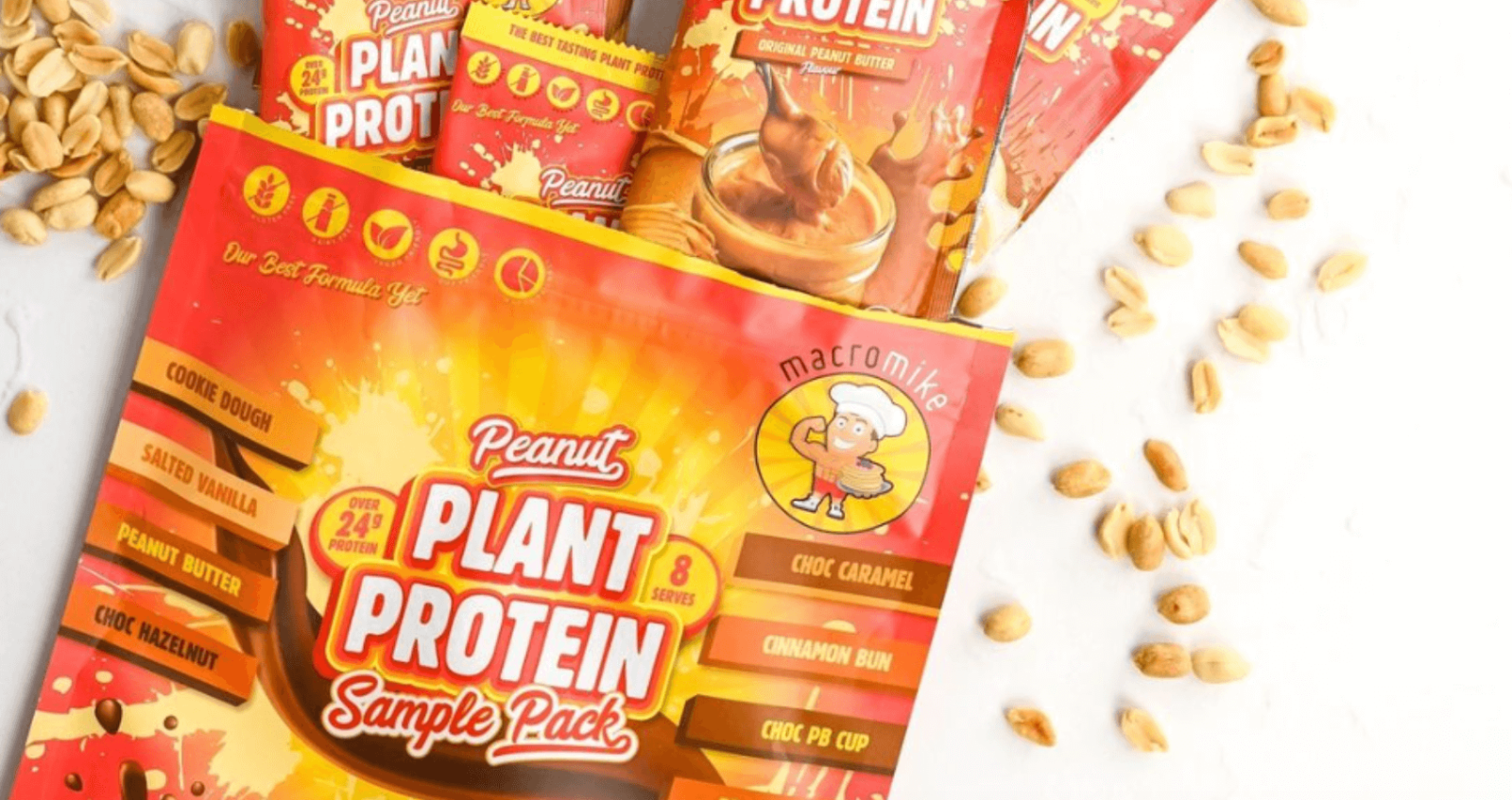 Macro Mike Peanut Protein sample Pack