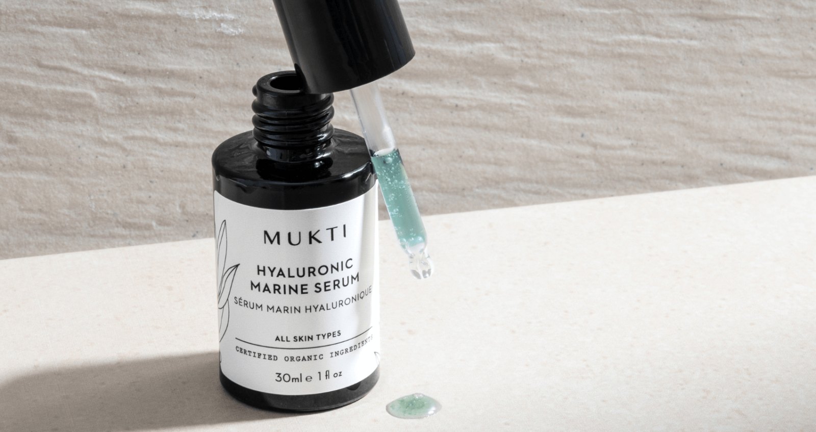 Mukti Organics Hyaluronic Marine Serum