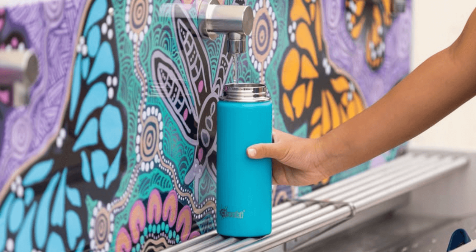 Cheeki Insulated Water Bottle Aqua