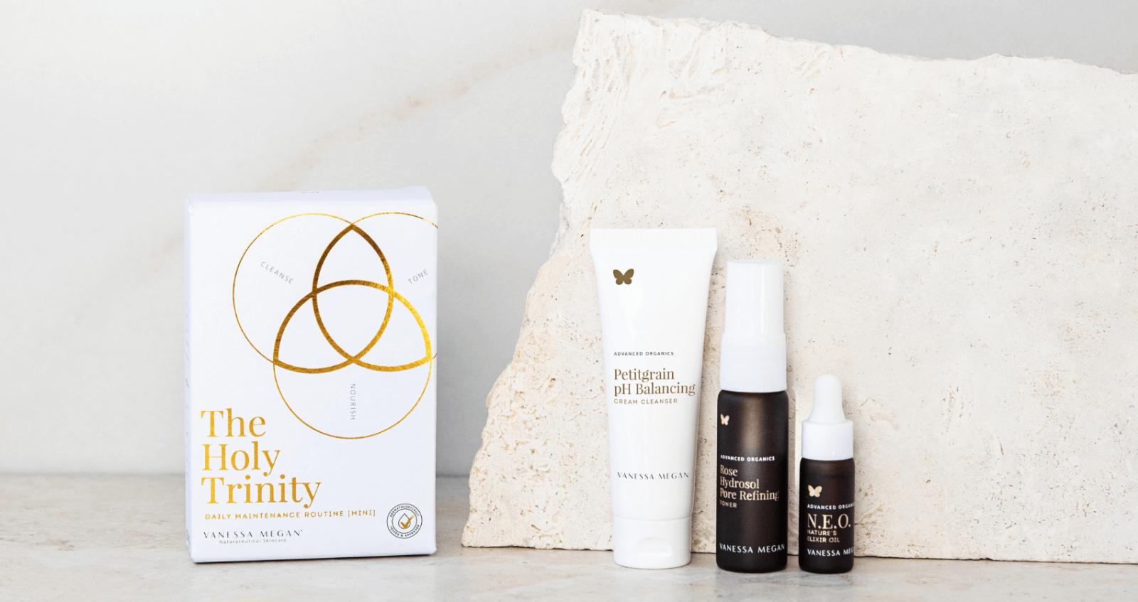Vanessa Megan The Holy Trinity Daily Maintenance Routine