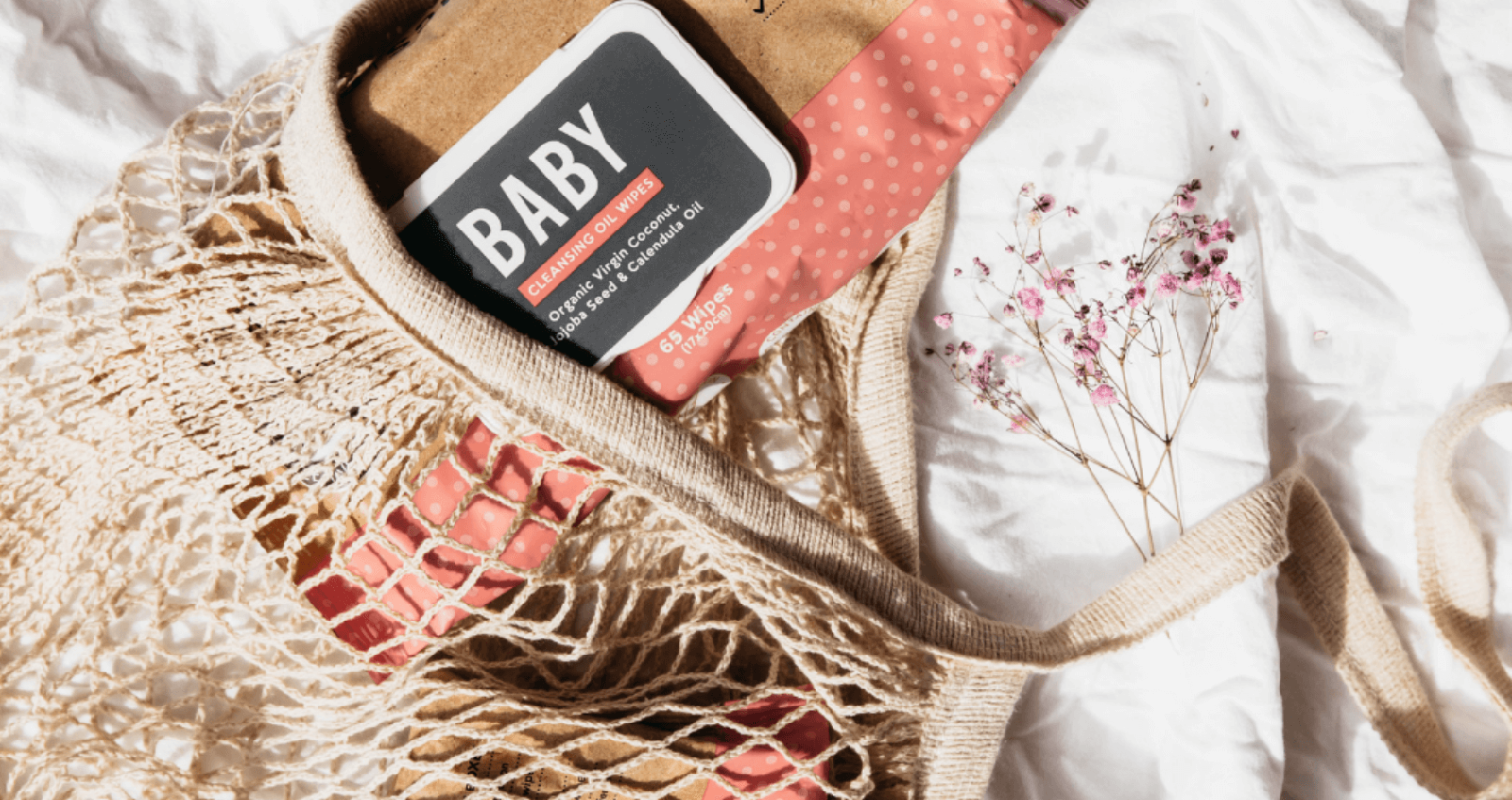 JAK Organics Biodegradable Baby Wipes