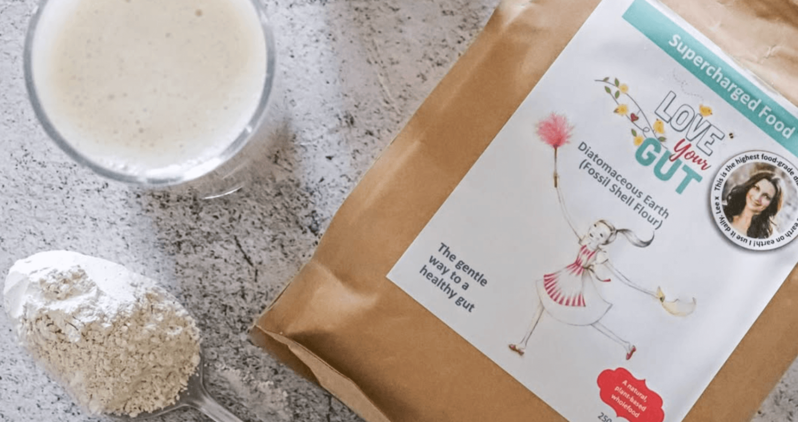 Supercharged Food Diatomaceous Earth Love Your Gut Powder