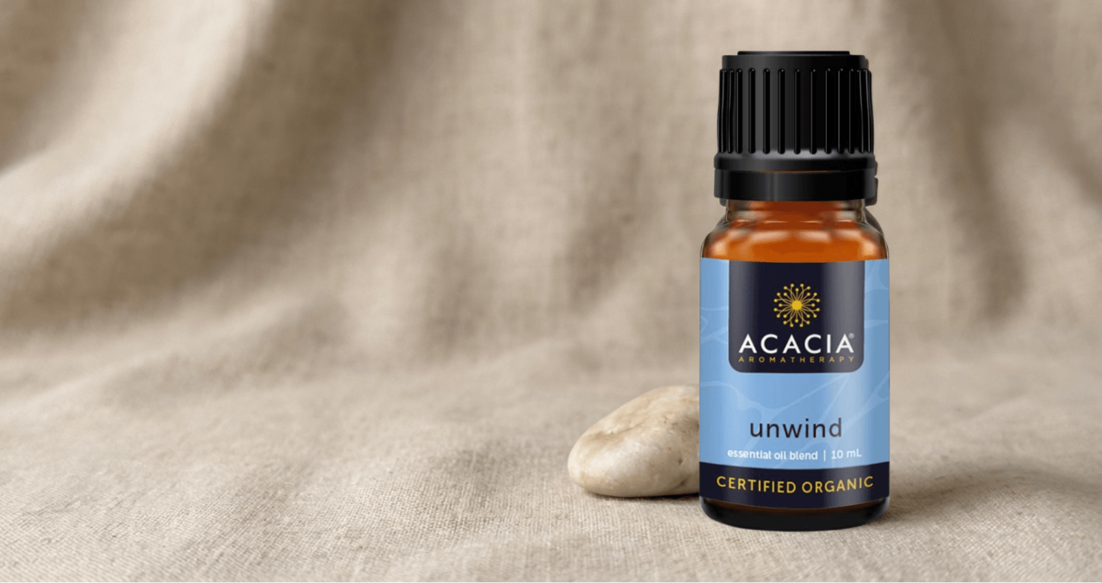 Acacia Aromatherapy Certified Organic Essential Oil Blend Unwind