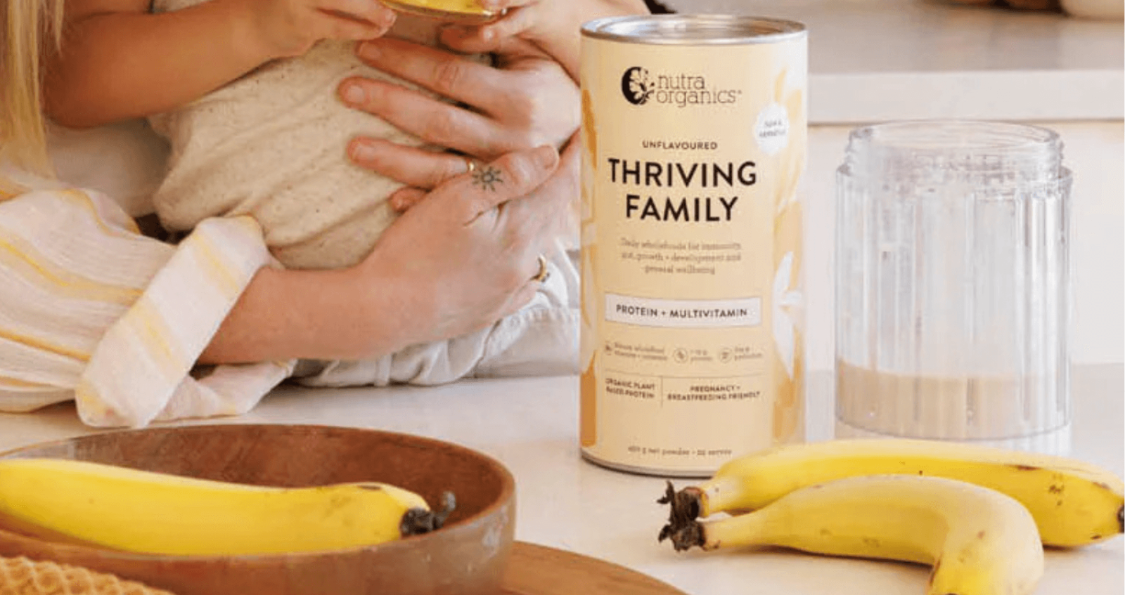 Nutra Organics Thriving Family Protein Powder Unflavoured