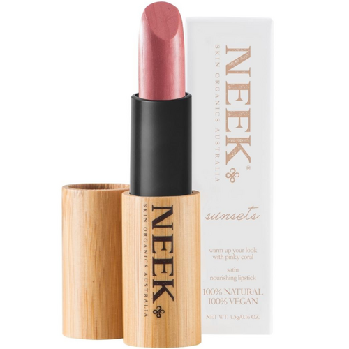 NEEK 100% Natural Vegan Lipstick Sunsets - Satin (Full Size)