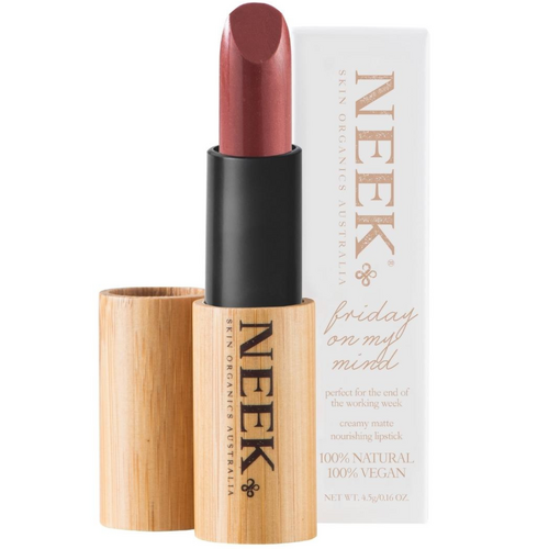 NEEK 100% Natural Vegan Lipstick Friday On My Mind - Semi Matte (Full size)