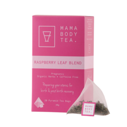 Mama Body Tea Organic & Herbal Loose Raspberry Leaf Blend (Pyramid Bags)