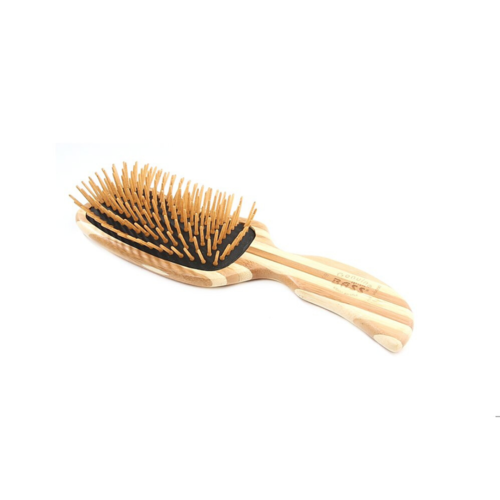 Bamboo Hair Brush Semi S Shaped