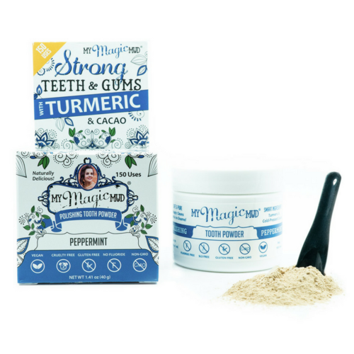 Turmeric & Cacao Polishing Tooth Powder Peppermint (40 g )