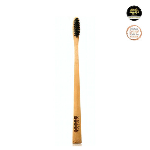 PearlBar Bamboo & Charcoal Biodegradable Toothbrush - Child_SOFT